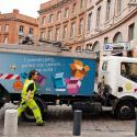 Camion de ramassage des déchets